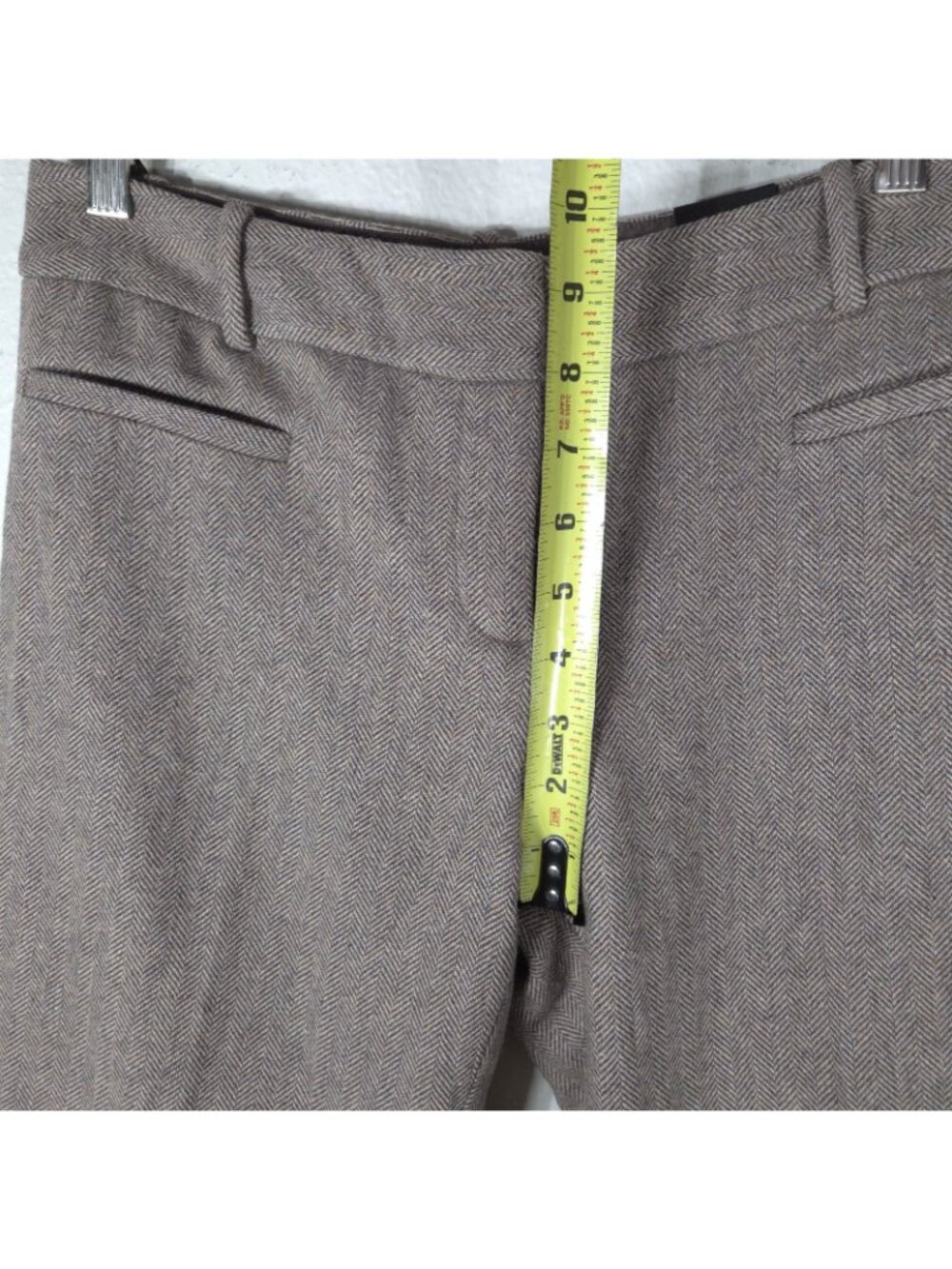 The Limited Tan Wool Blend Flare Pants Women's Size 6P Cassidy Fit Relaxed Hip - Picture 13 of 16